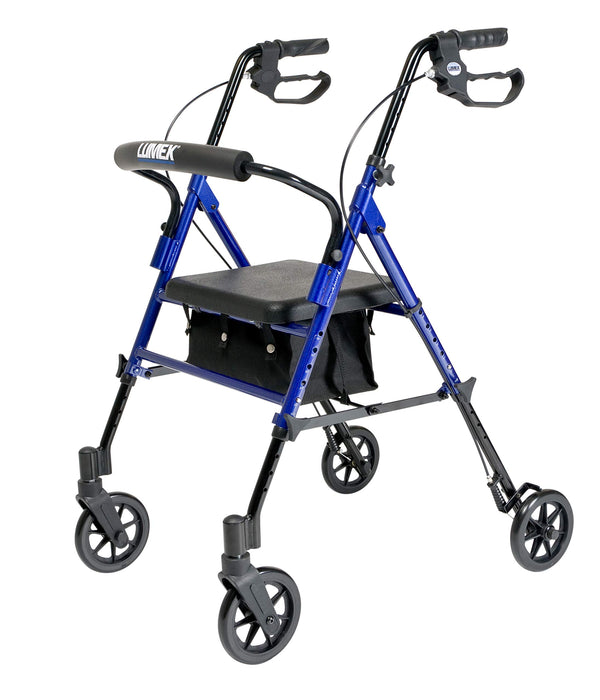 Graham Field Set n’ Go® Wide Height Adjustable Rollator RJ4718B