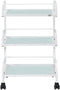 Dream In Reality White Damien Medical Spa Trolley Cart DIR 5014YH-WT