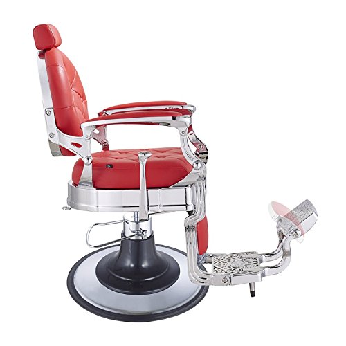 Dream In Reality Vanquish Vintage Barber Chair with Chrome Frame DIR 2111-chrome