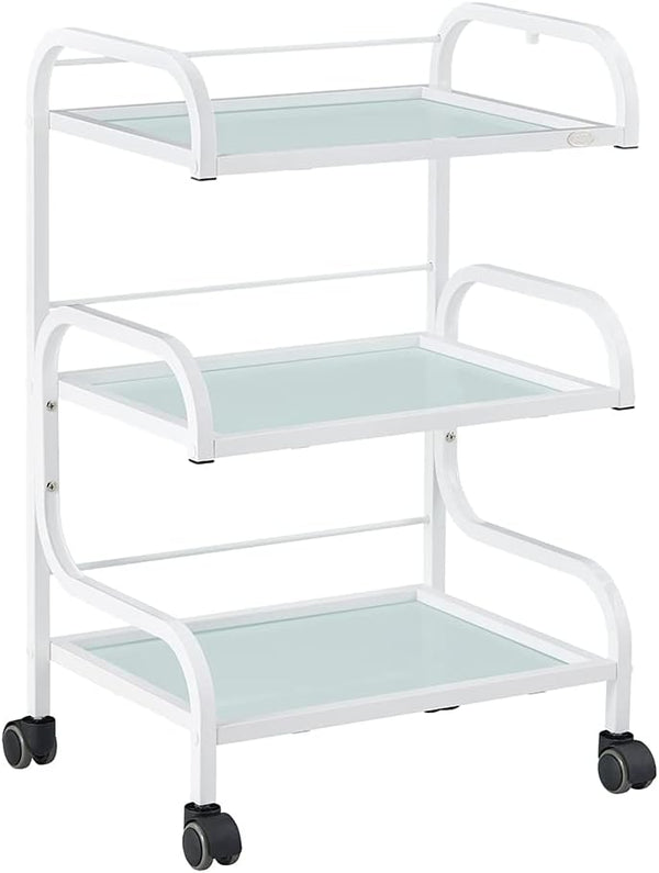 Dream In Reality White Damien Medical Spa Trolley Cart DIR 5014YH-WT