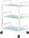 Dream In Reality White Damien Medical Spa Trolley Cart DIR 5014YH-WT