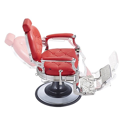 Dream In Reality Vanquish Vintage Barber Chair with Chrome Frame DIR 2111-chrome