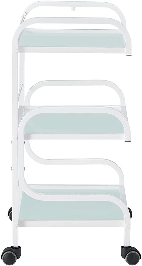 Dream In Reality White Damien Medical Spa Trolley Cart DIR 5014YH-WT