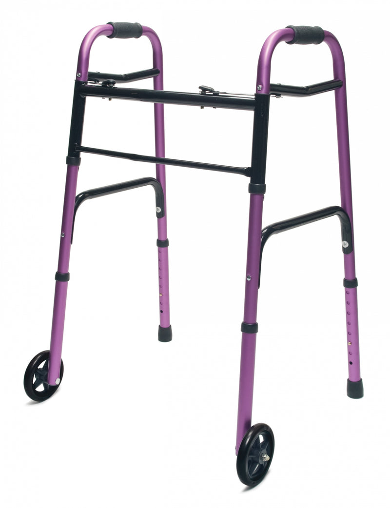 Graham Field Lumex® ColorSelect Adult Walker with Wheels 716270B-2