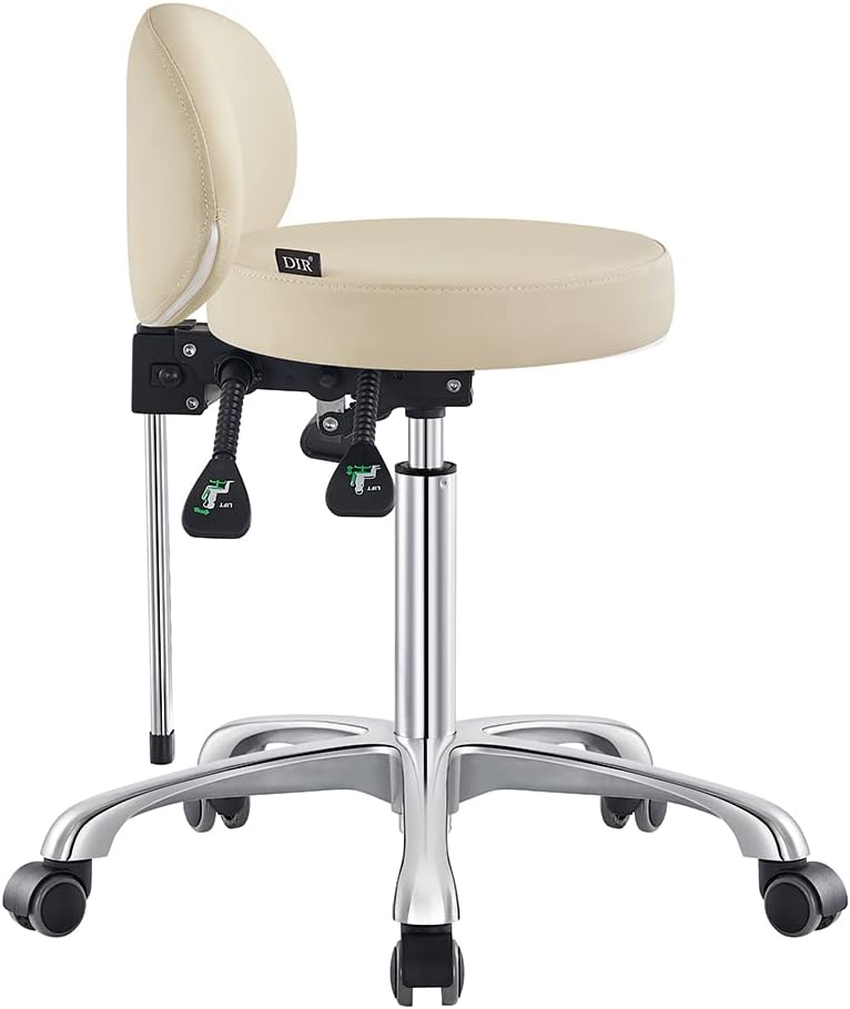 Dream In Reality Polaris Rolling Stool DIR 9025CYH