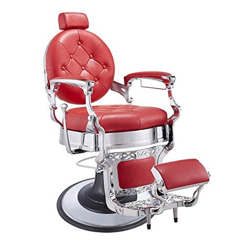 Dream In Reality Vanquish Vintage Barber Chair with Chrome Frame DIR 2111-chrome