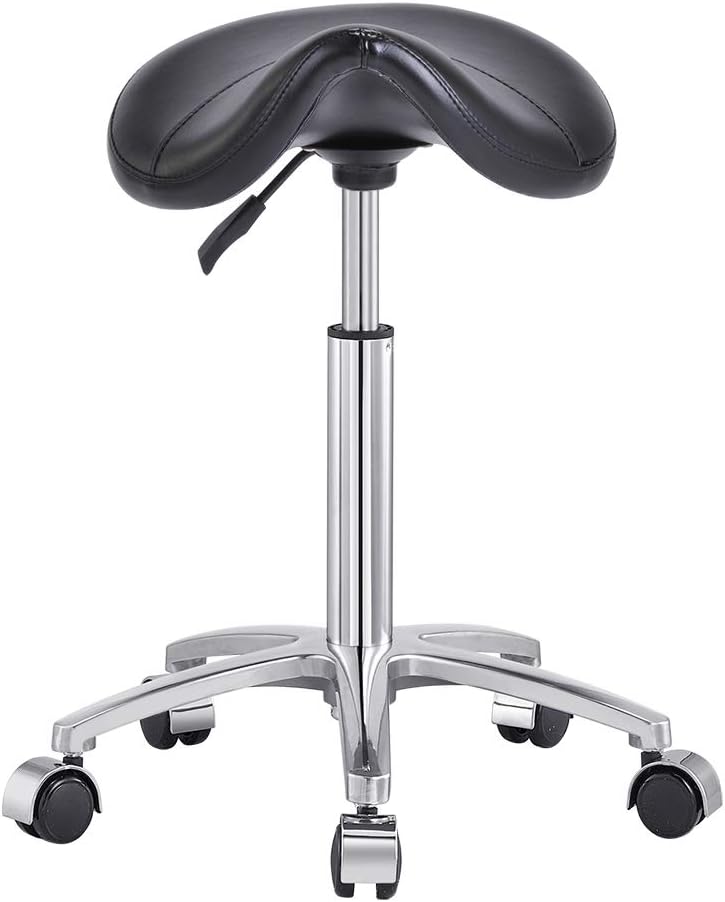 Dream In Reality Nero Saddle Pedicure Stool DIR 9909