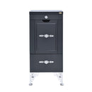 Dream In Reality Black Elizabeth Styling Station Cabinet DIR 5333