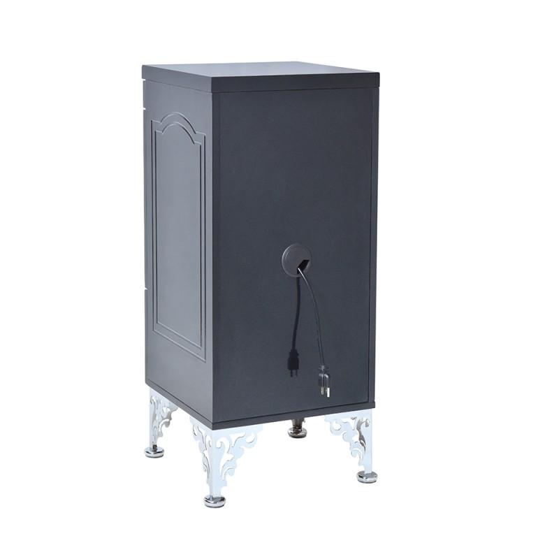 Dream In Reality Black Elizabeth Styling Station Cabinet DIR 5333