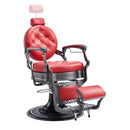 Dream In Reality Vanquish Antique Barber Chair - Brushed Frame DIR 2111-brushed