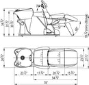 Dream In Reality Maximus Full Recline Shampoo Unit With Rotating Seat DIR 7113