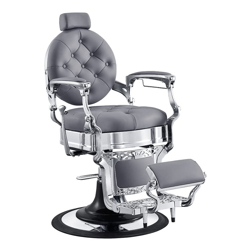 Dream In Reality Vanquish Vintage Barber Chair with Chrome Frame DIR 2111-chrome