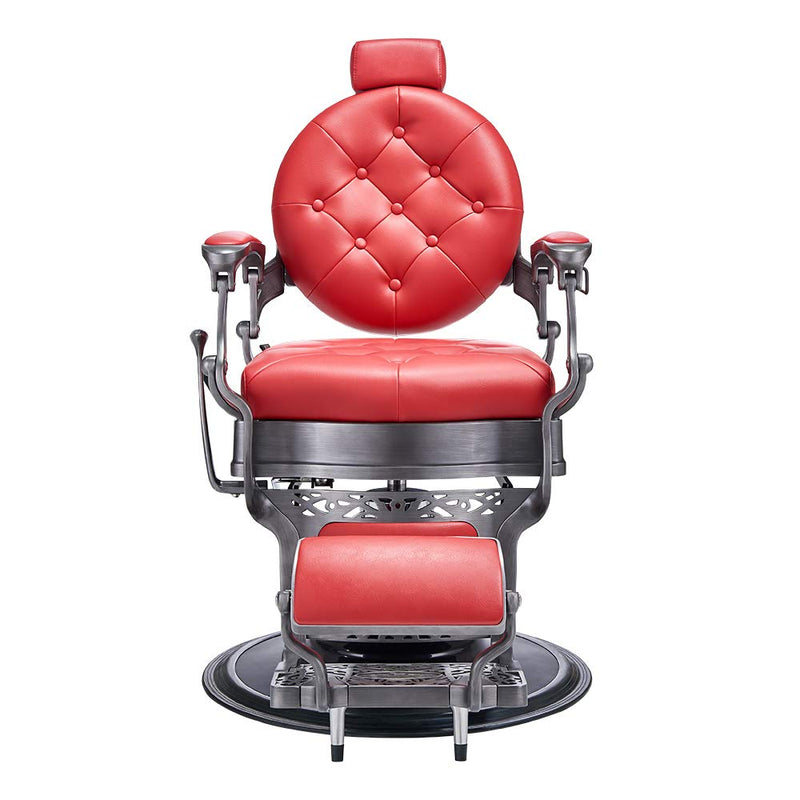 Dream In Reality Vanquish Antique Barber Chair - Brushed Frame DIR 2111-brushed