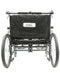 Karman Healthcare BT10 Adjustable Heavy Duty Wheelchair Diamond Black Frame - BT-10-2218W