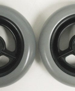 Karman Healthcare 8"x1" Front Caster in Black with 5/16" Bearing C81B