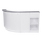 Dream In Reality Janus LED Illuminated Reception Desk DIR 4888-2