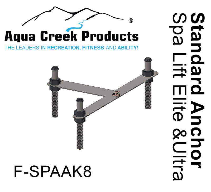 Aqua Creek Ultra & Elite Spa Lift Anchor Kits/Systems