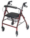 Graham Field Walkabout Wide Four-Wheel Rollator RJ4318B