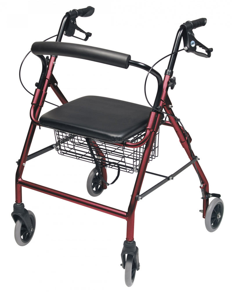 Graham Field Walkabout Wide Four-Wheel Rollator RJ4318B