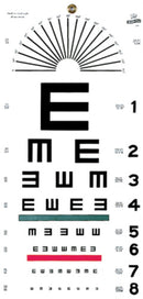 Graham Field Illiterate/Tumbling E Eye Chart 1241