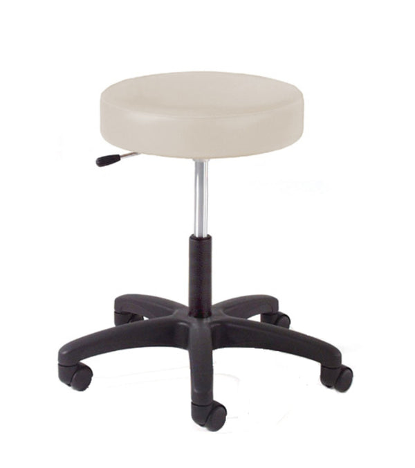 Graham Field Lab/Counter Stool, Single Lever Release, Black Composite Base w/Backrest and Foot Ring 9501-10BFR-AL