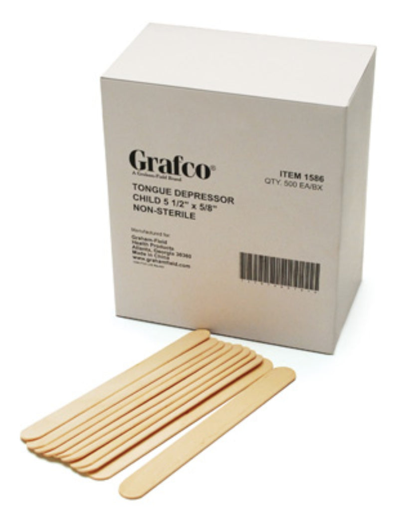 Graham Field Tongue Depressor, Child, pack of 500 - 1586