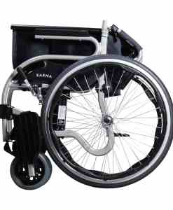 Karman Healthcare Star 2 Stylish Light Weight with Fixed Arm and Swing Away Footrests Quick Release Axles KM1514Q16S