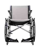 Karman Healthcare Star 2 Stylish Light Weight with Fixed Arm and Swing Away Footrests Quick Release Axles KM1514Q16S