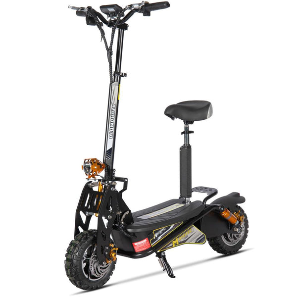 MotoTec Ares 48v 1600w Electric Scooter MT-Ares-48v-1600w_Black