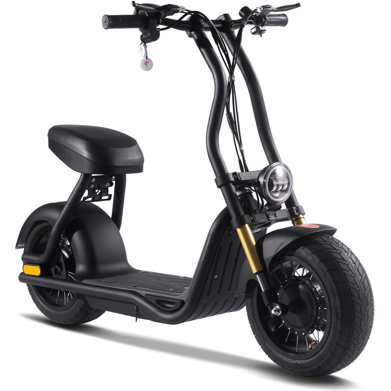 MotoTec Diablo 48v 1000w Lithium Electric Scooter MT-Diablo-48v-1000w_Black