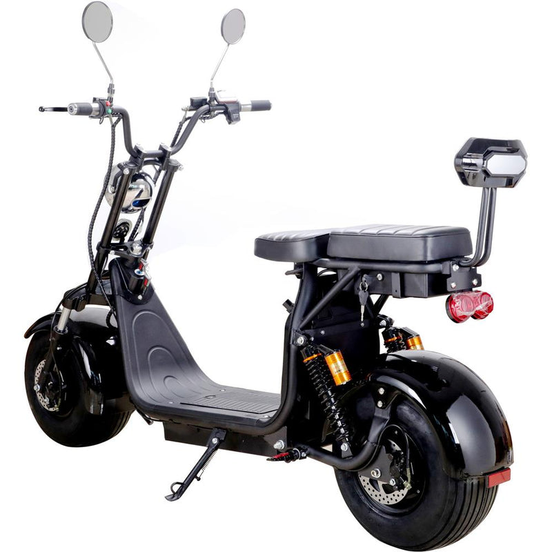 MotoTec Knockout 60v 1000w Electric Scooter Black MT-Knockout-60V-1000_Black