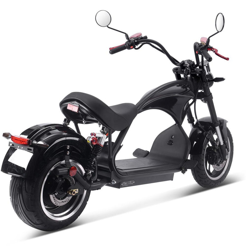 MotoTec Lowboy 60v 2500w Lithium Scooter Black MT-LowBoy-60v-2500w_Black