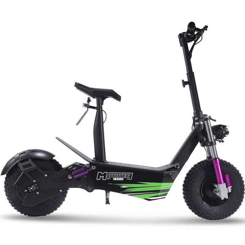 MotoTec Mars 48v 2500w Lithium Electric Scooter MT-Mars-2500w_Black