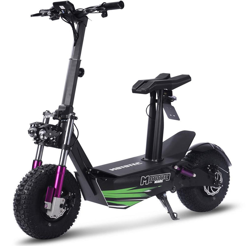 MotoTec Mars 48v 2500w Lithium Electric Scooter MT-Mars-2500w_Black