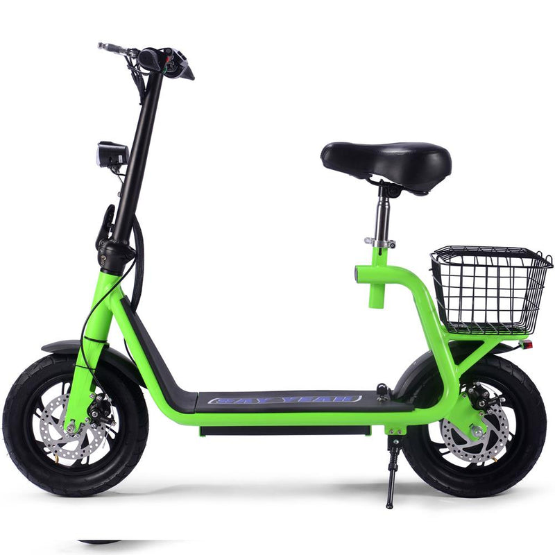 MotoTec Metro 36v 500w Lithium Electric Scooter MT-Metro-36v-350w_Green