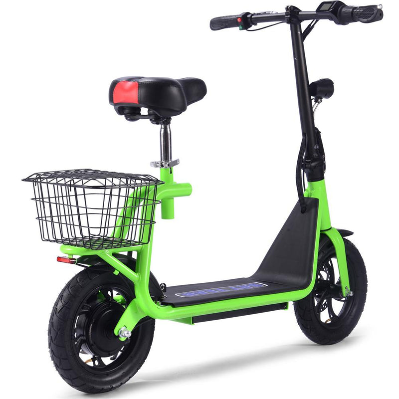 MotoTec Metro 36v 500w Lithium Electric Scooter MT-Metro-36v-350w_Green