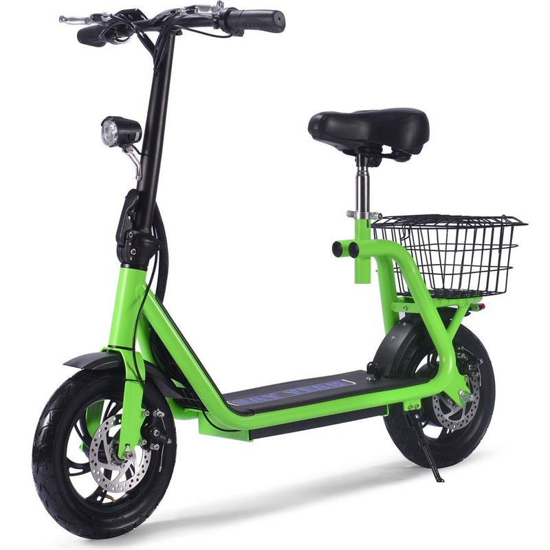 MotoTec Metro 36v 500w Lithium Electric Scooter MT-Metro-36v-350w_Green