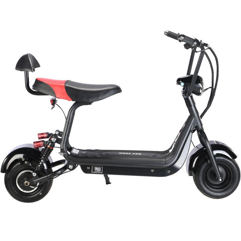 MotoTec Mini Fat Tire 48v 500w Electric Scooter Black MT-Mini-Fat-Tire-48v-500w_Black