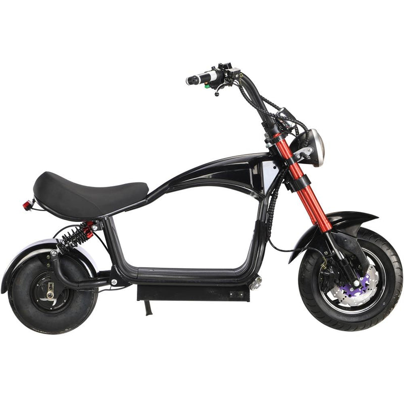 MotoTec Mini Lowboy 48v 800w Lithium Scooter Black MT-Mini-LowBoy-48v-800w_Black