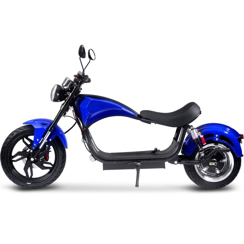 MotoTec Raven 60v 30ah 2500w Lithium Electric Scooter Black MT-Raven-60v-2500w_Black