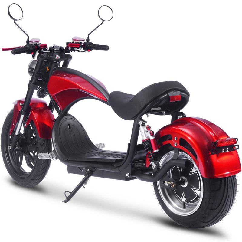 MotoTec Raven 60v 30ah 2500w Lithium Electric Scooter Black MT-Raven-60v-2500w_Black