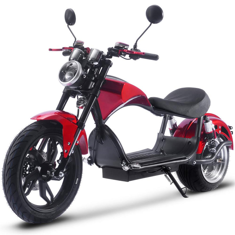 MotoTec Raven 60v 30ah 2500w Lithium Electric Scooter Black MT-Raven-60v-2500w_Black