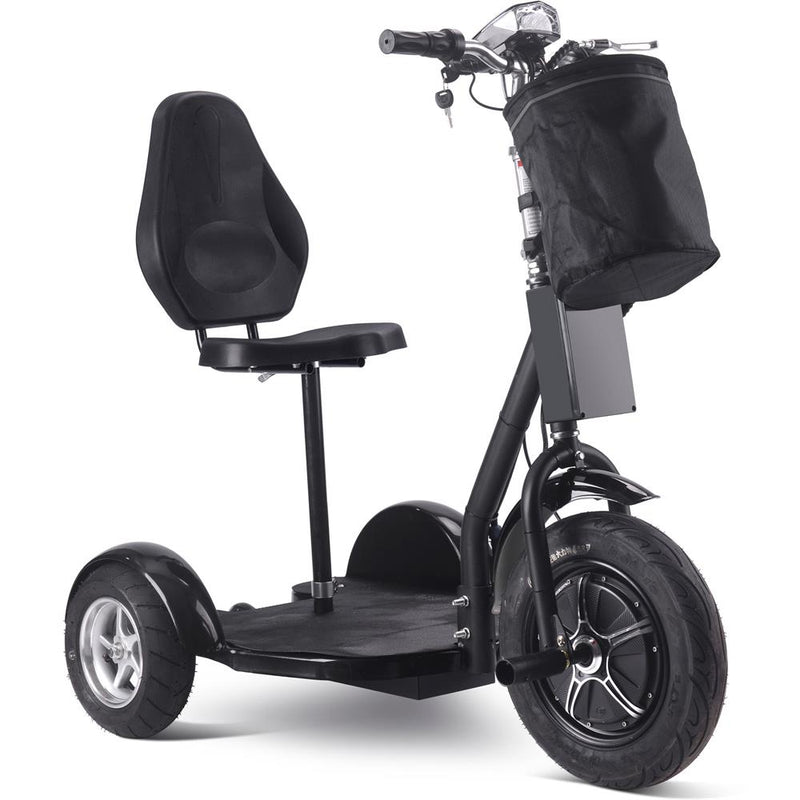 MotoTec Electric Trike 48v 1000w Lithium Black MT-TRK-1000-Lithium_Black