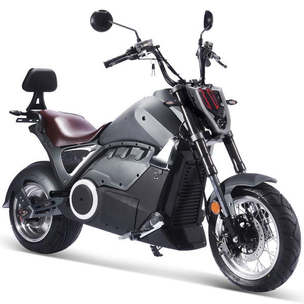 MotoTec Typhoon 72v 30ah 3000w Lithium Electric Scooter MT-Typhoon-72v-3000w_Gray