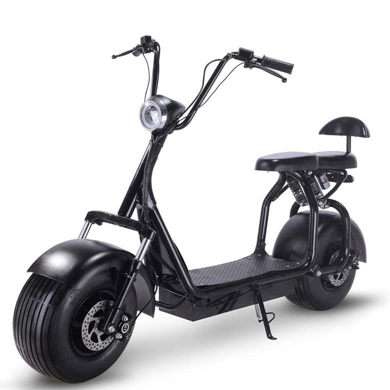 MotoTec Knockout 60v 1000w Electric Scooter Black MT-Knockout-60V-1000_Black