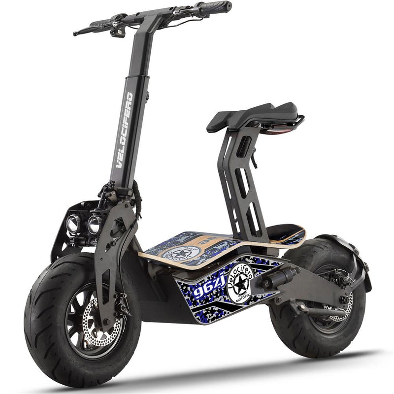 MotoTec Mad 1600w 48v Electric Scooter MT-Mad-1600_Blue