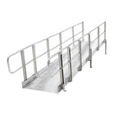 Prairie View Aluminum MODULAR RAMP W/ HANDRAILS PVI MXP10.0