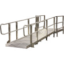 Prairie View Aluminum MODULAR RAMP W/ HANDRAILS PVI MXP10.0