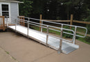 Prairie View MXP Aluminum MODULAR PLATFORM W/ HANDRAILS PVI MXP4X4PLT