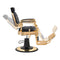 Dream In Reality Princeton Barber Chair - Gold DIR 2726